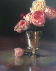 Pink & Cream Roses
24 x 30”  SOLD